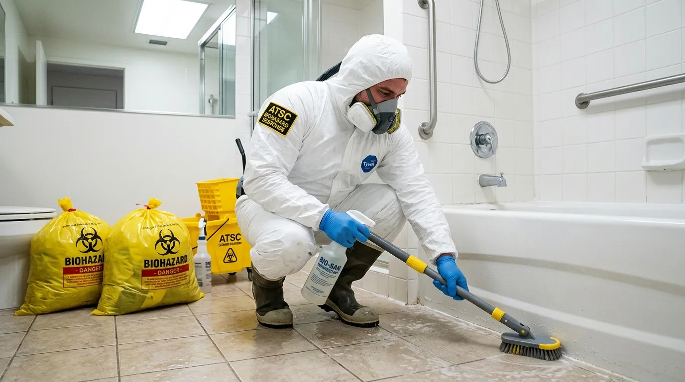 Decontamination equipment deployed for Blood Cleanup in Mitchellville